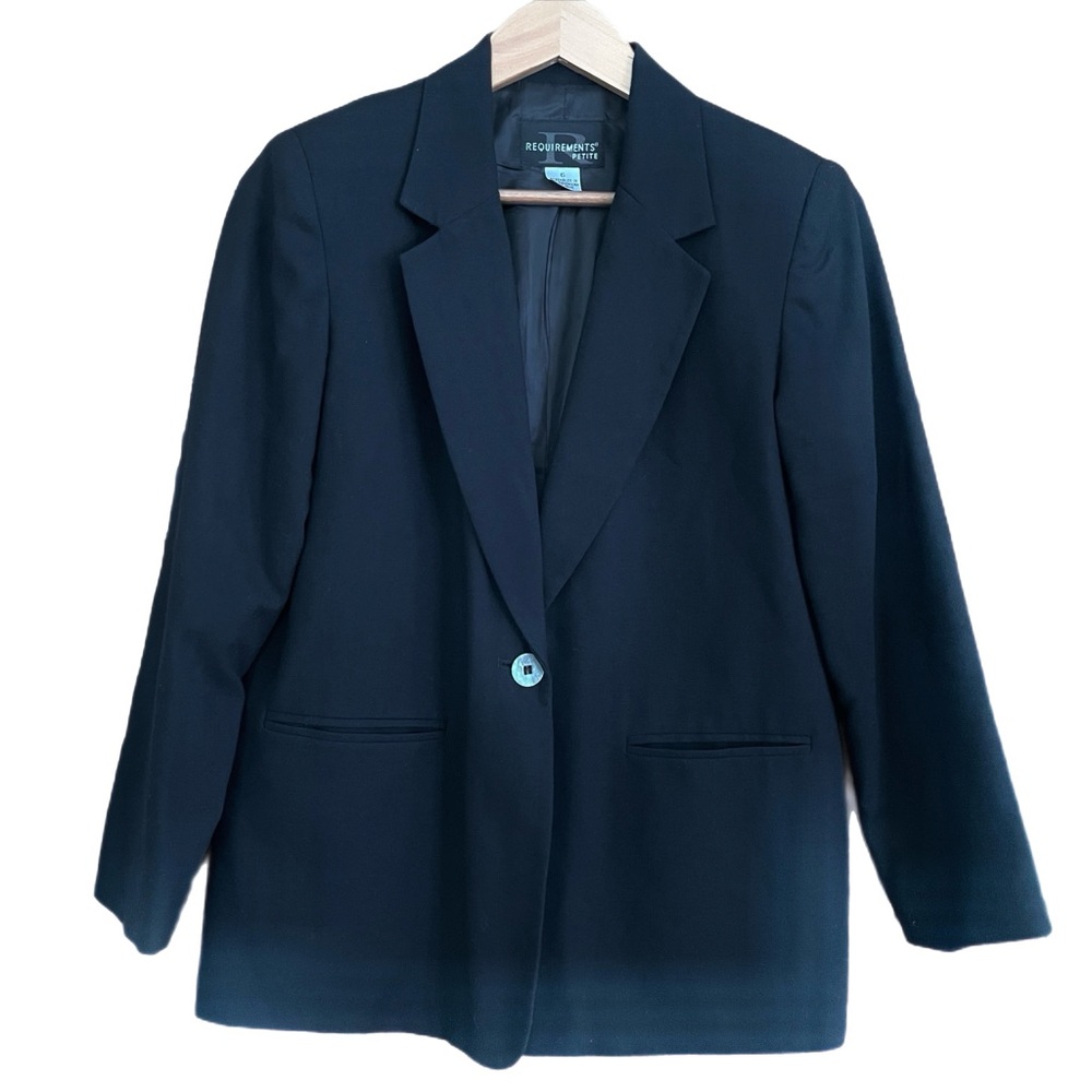 Vintage Requirements Petites Blazer Suit Jacket
